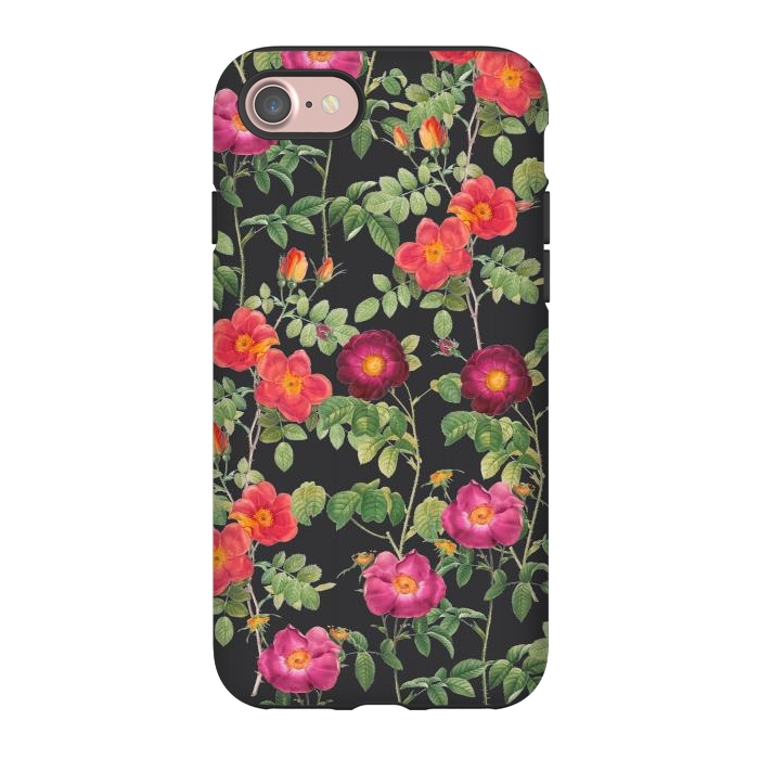 iPhone 7 StrongFit Dark Roses by Zala Farah