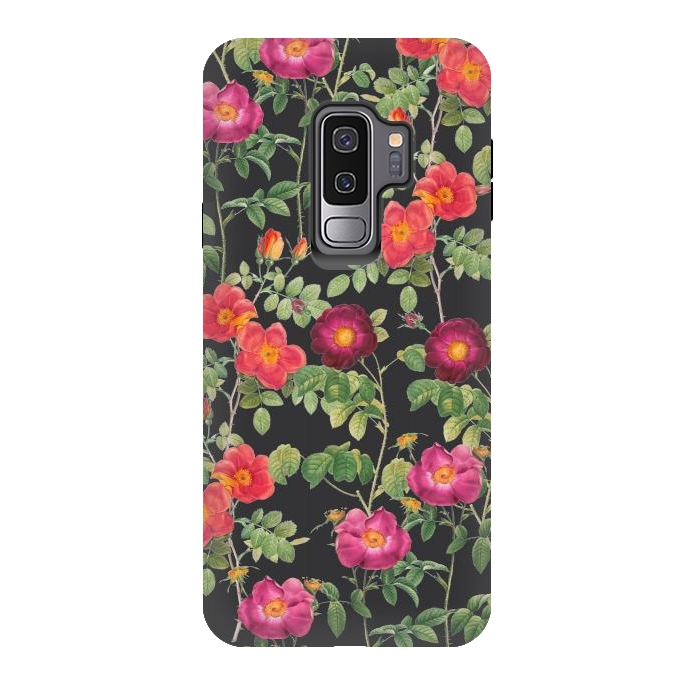 Galaxy S9 plus StrongFit Dark Roses by Zala Farah