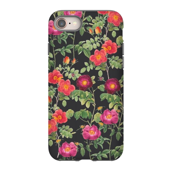 iPhone SE StrongFit Dark Roses by Zala Farah
