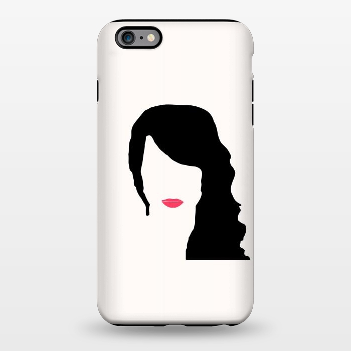 iPhone 6/6s plus StrongFit Woman Face Minimal Art 03 by Creativeaxle
