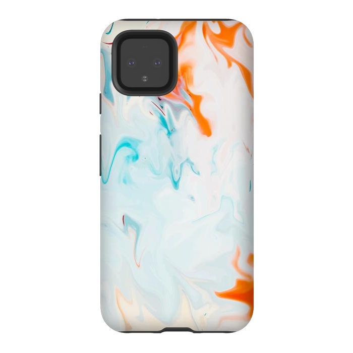 Pixel 4 StrongFit Abstract Marble-I by Creativeaxle