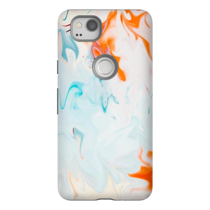 Pixel 2 StrongFit Abstract Marble-I by Creativeaxle