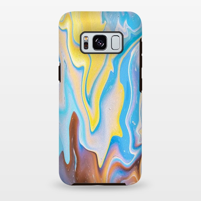 Galaxy S8 plus StrongFit Abstract Marble-II by Creativeaxle