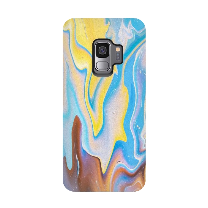 Galaxy S9 StrongFit Abstract Marble-II by Creativeaxle