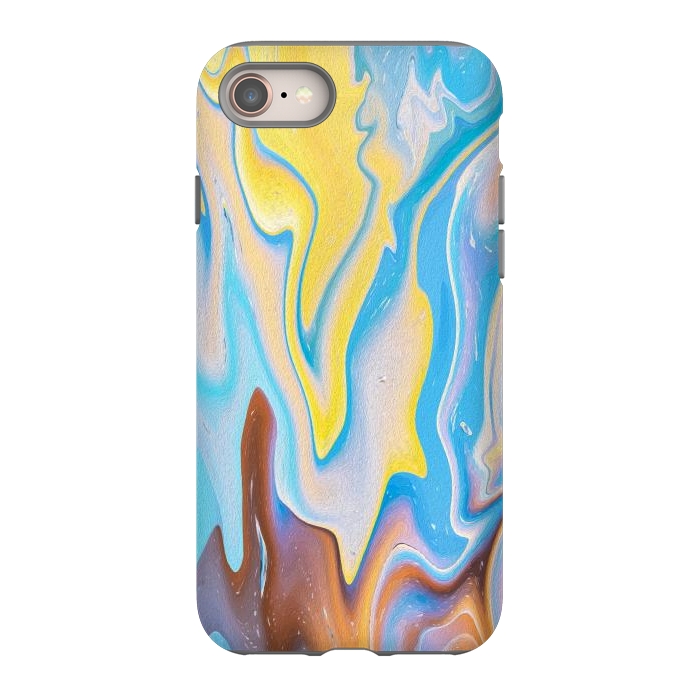 iPhone 8 StrongFit Abstract Marble-II by Creativeaxle