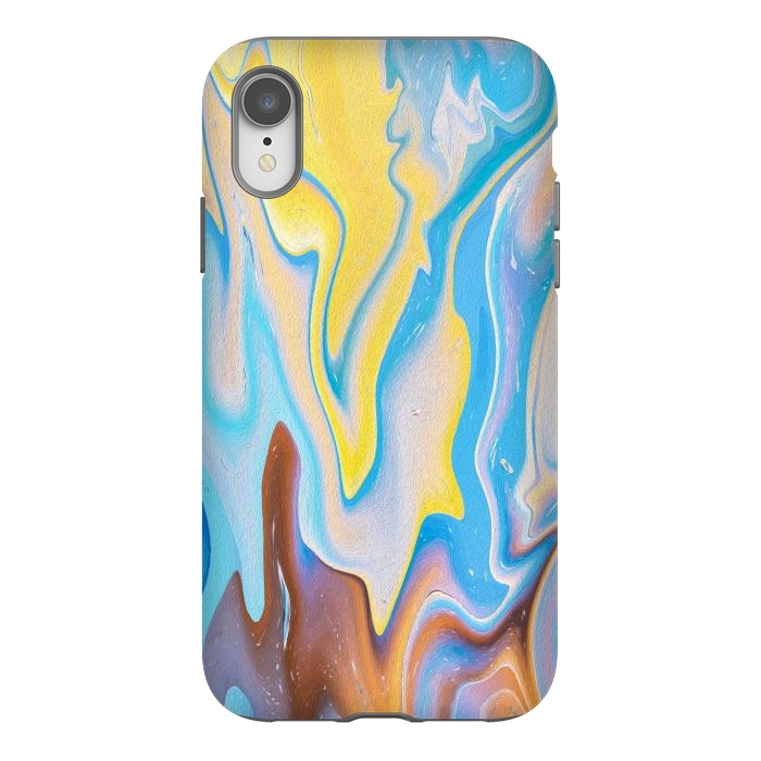 iPhone Xr StrongFit Abstract Marble-II by Creativeaxle