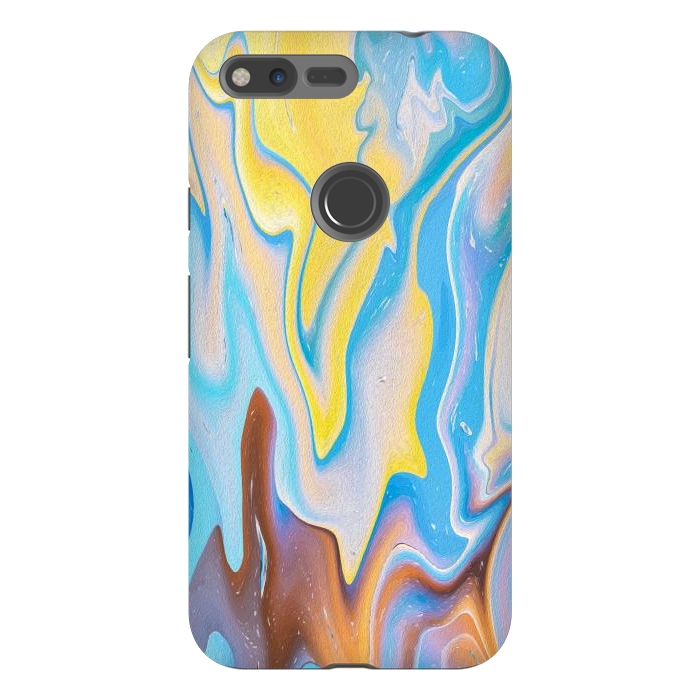 Pixel XL StrongFit Abstract Marble-II by Creativeaxle