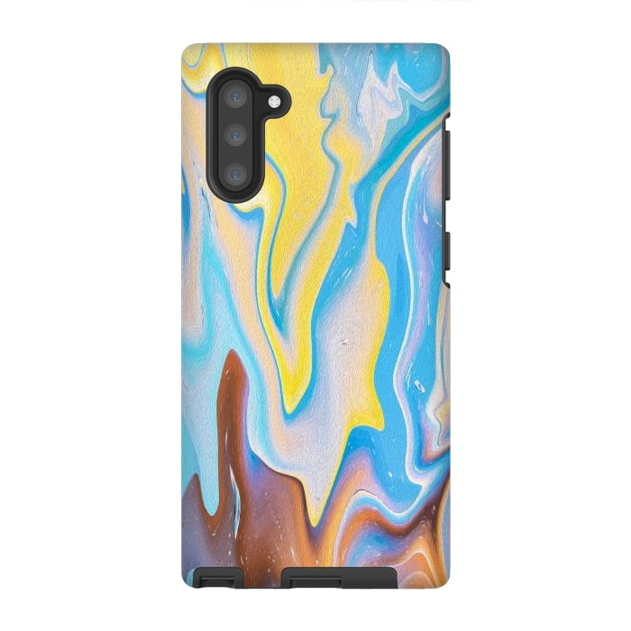 Galaxy Note 10 StrongFit Abstract Marble-II by Creativeaxle