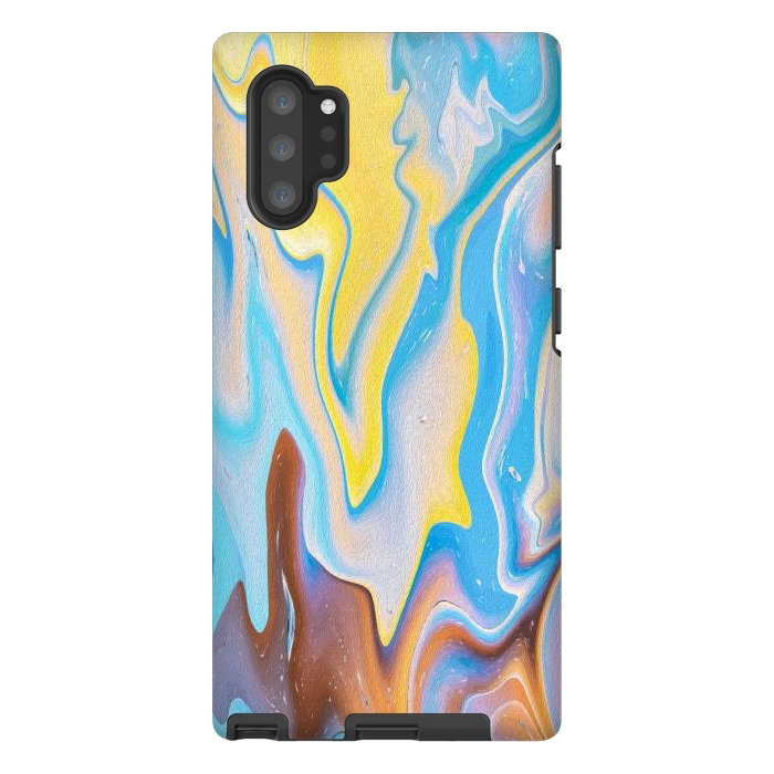 Galaxy Note 10 plus StrongFit Abstract Marble-II by Creativeaxle