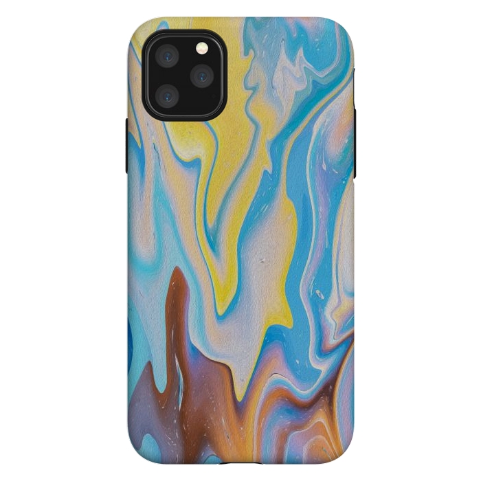 iPhone 11 Pro Max StrongFit Abstract Marble-II by Creativeaxle
