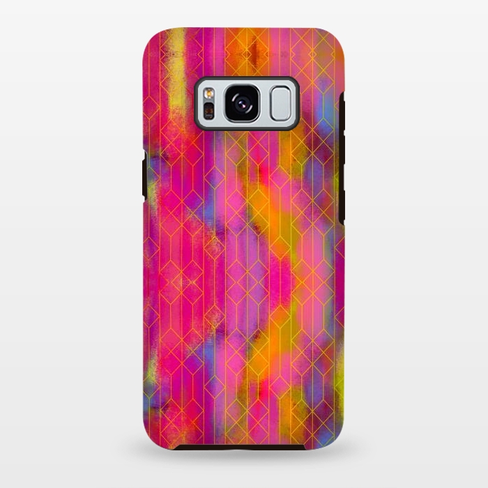 Galaxy S8 plus StrongFit Geometric Artwork by Josie