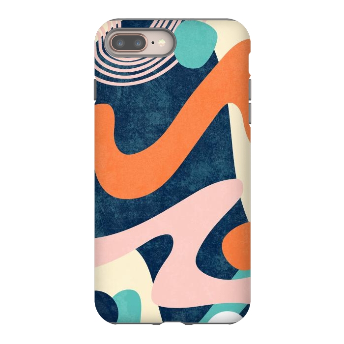 iPhone 8 plus StrongFit Retro Waves 01 by amini54