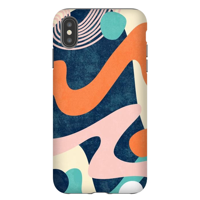 iPhone Xs Max StrongFit Retro Waves 01 by amini54