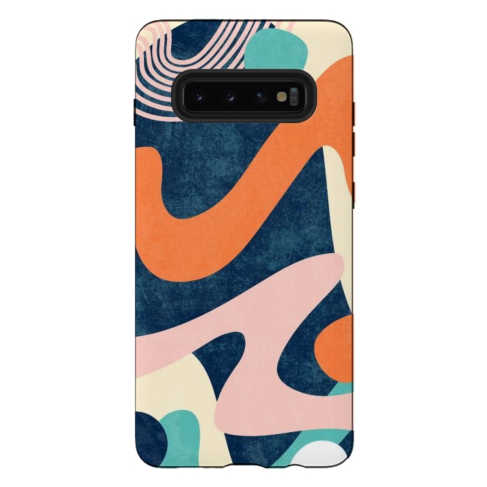 Galaxy S10 plus StrongFit Retro Waves 01 by amini54
