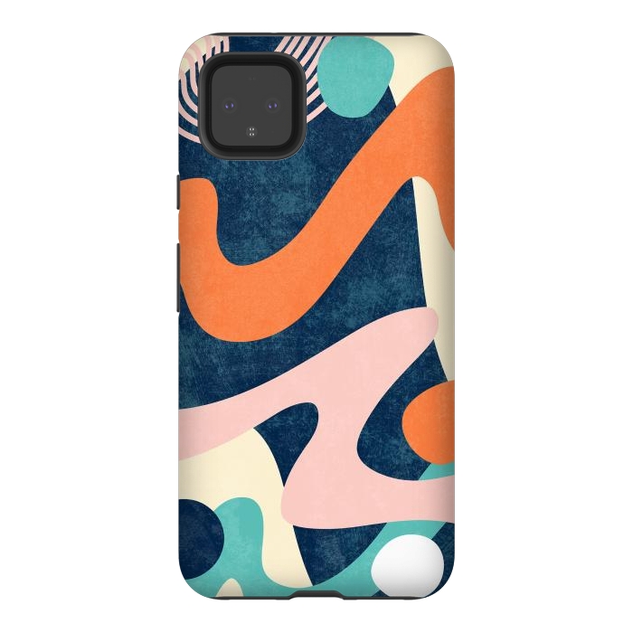 Pixel 4XL StrongFit Retro Waves 01 by amini54