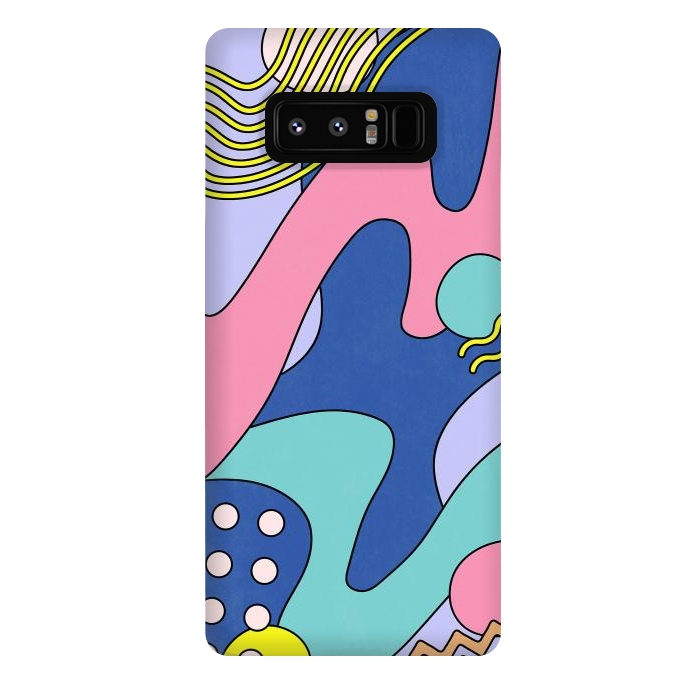 Galaxy Note 8 StrongFit Retro Waves 03 by amini54