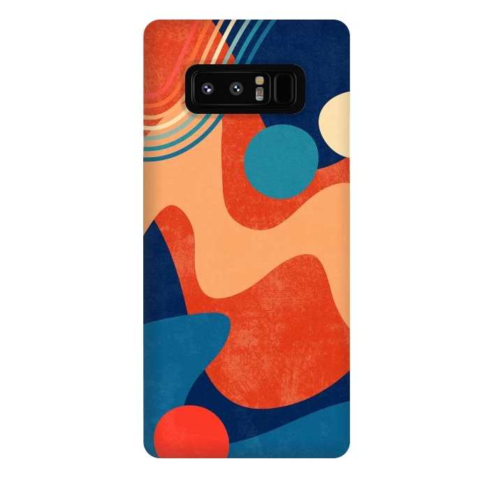 Galaxy Note 8 StrongFit Retro Waves 04 by amini54