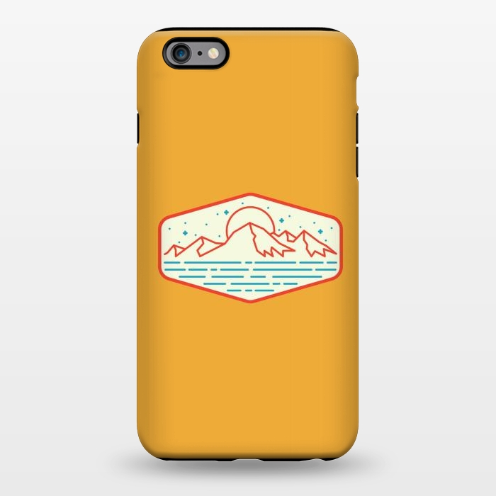 iPhone 6/6s plus StrongFit Mountain and Sea 1 by Afif Quilimo