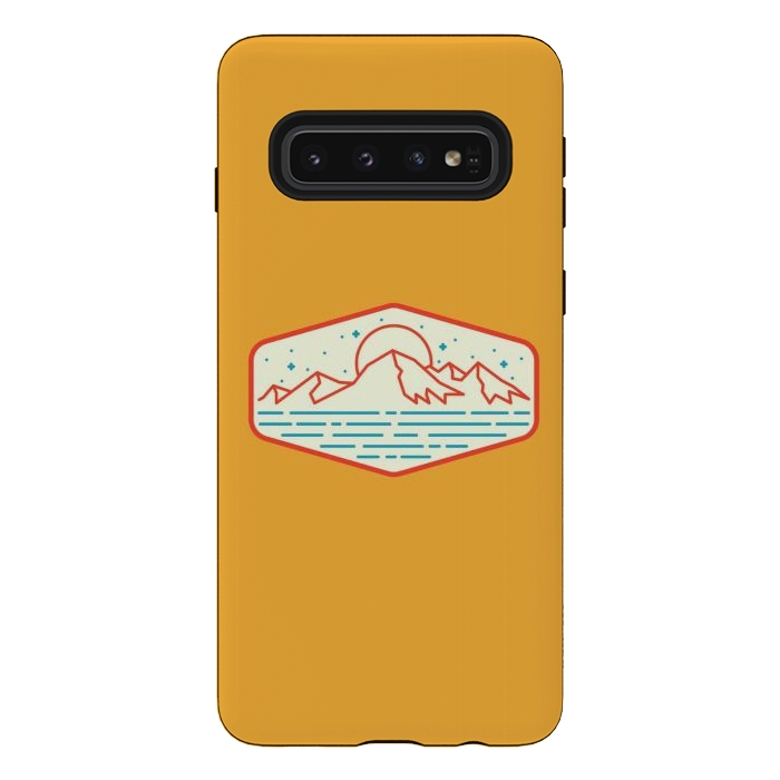 Galaxy S10 StrongFit Mountain and Sea 1 by Afif Quilimo