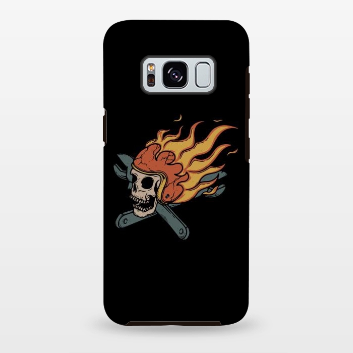 Galaxy S8 plus StrongFit Rider and Fire by Afif Quilimo