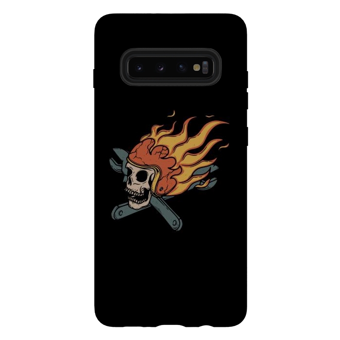 Galaxy S10 plus StrongFit Rider and Fire by Afif Quilimo