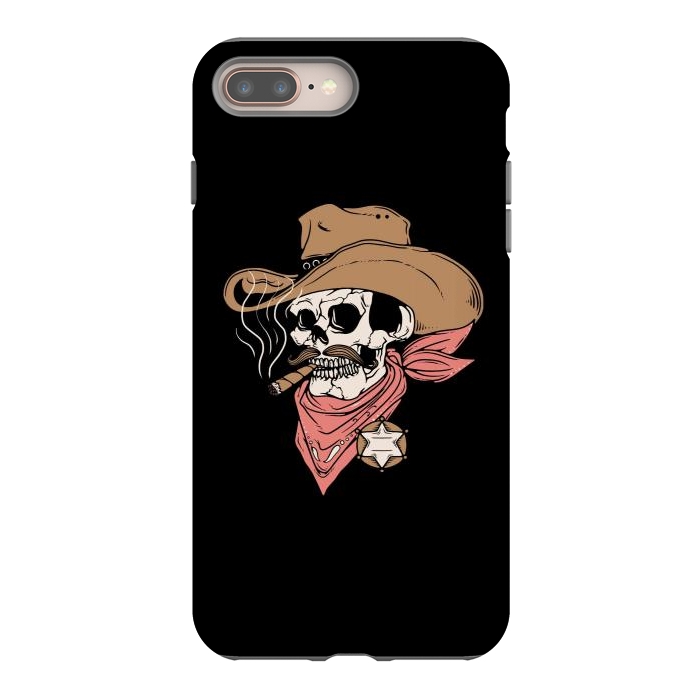 iPhone 7 plus StrongFit Skull Sheriff by Afif Quilimo
