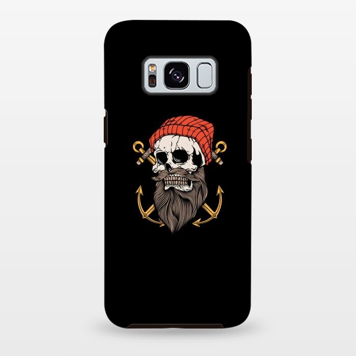 Galaxy S8 plus StrongFit Skull Anchor 1 by Afif Quilimo