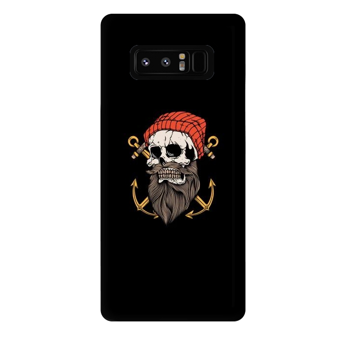 Galaxy Note 8 StrongFit Skull Anchor 1 by Afif Quilimo