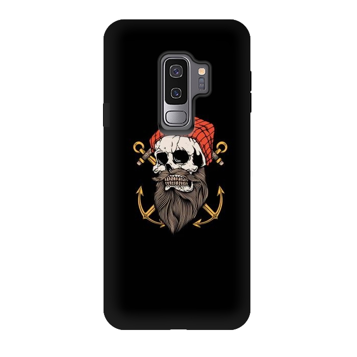 Galaxy S9 plus StrongFit Skull Anchor 1 by Afif Quilimo