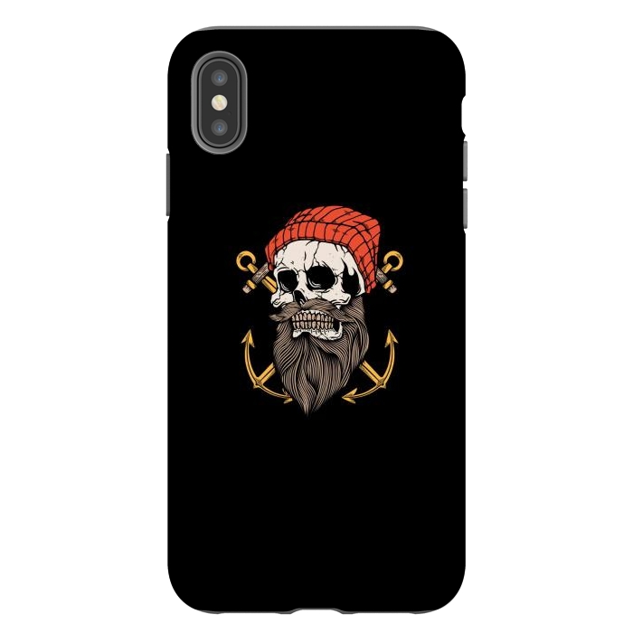 iPhone Xs Max StrongFit Skull Anchor 1 by Afif Quilimo