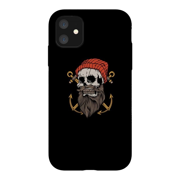 iPhone 11 StrongFit Skull Anchor 1 by Afif Quilimo