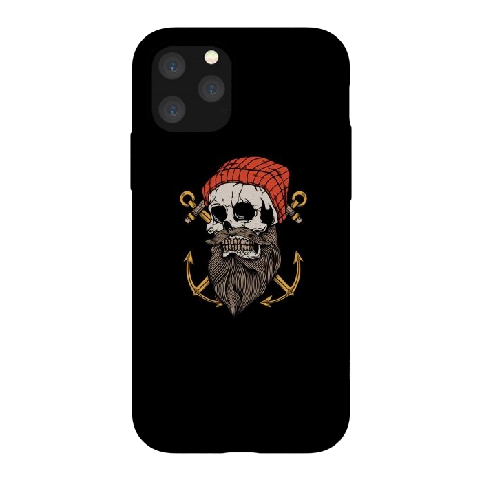 iPhone 11 Pro StrongFit Skull Anchor 1 by Afif Quilimo