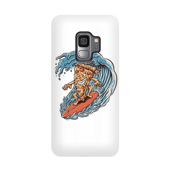 Galaxy S9 StrongFit Pizza Surfer by Afif Quilimo