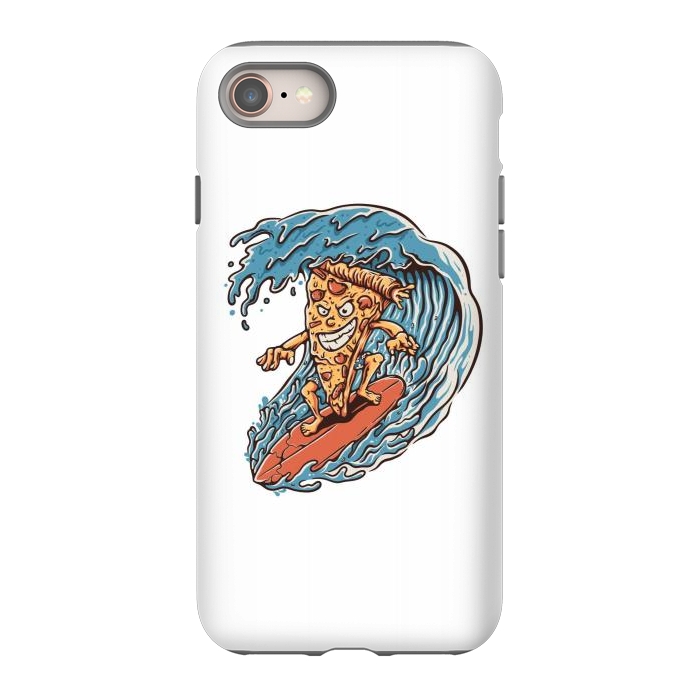 iPhone 8 StrongFit Pizza Surfer by Afif Quilimo