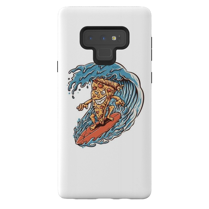 Galaxy Note 9 StrongFit Pizza Surfer by Afif Quilimo