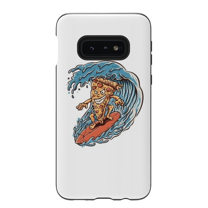 Galaxy S10e StrongFit Pizza Surfer by Afif Quilimo