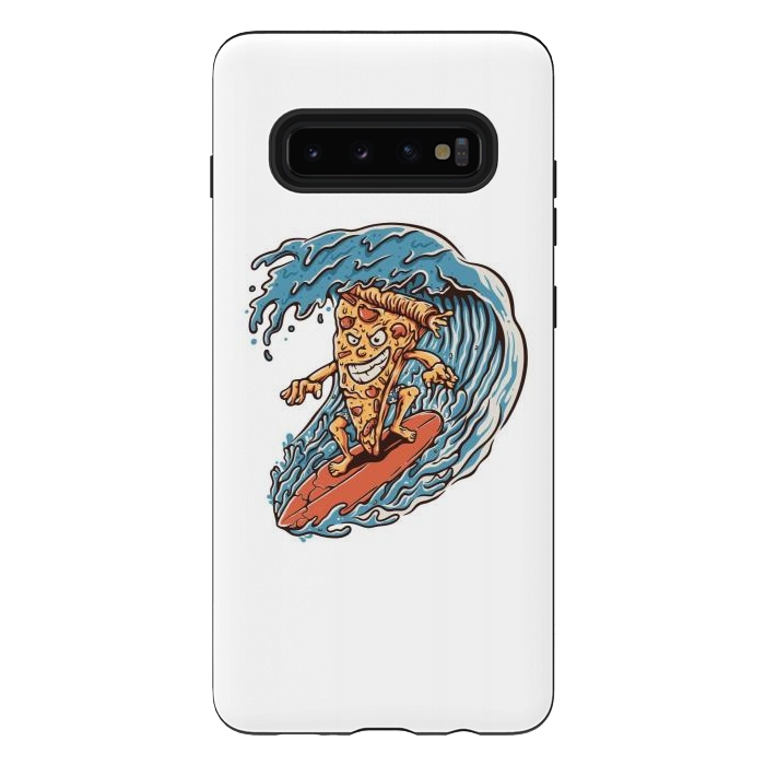 Galaxy S10 plus StrongFit Pizza Surfer by Afif Quilimo
