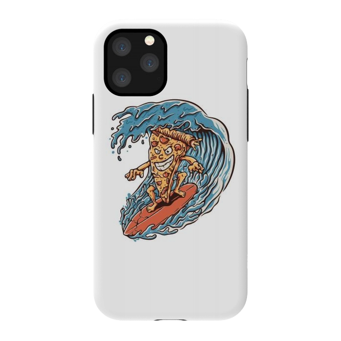 iPhone 11 Pro StrongFit Pizza Surfer by Afif Quilimo