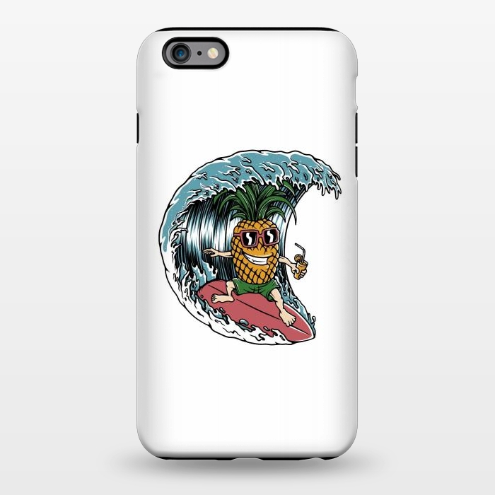 iPhone 6/6s plus StrongFit Pineapple Surfer by Afif Quilimo