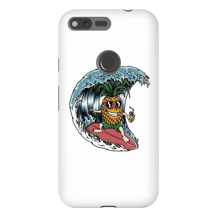 Pixel XL StrongFit Pineapple Surfer by Afif Quilimo