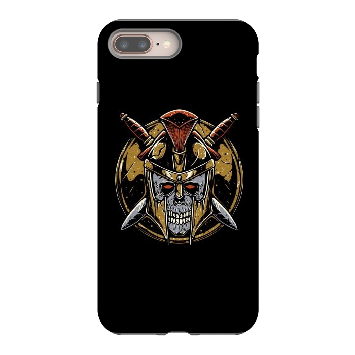 iPhone 7 plus StrongFit Skull Spartan 1 by Afif Quilimo