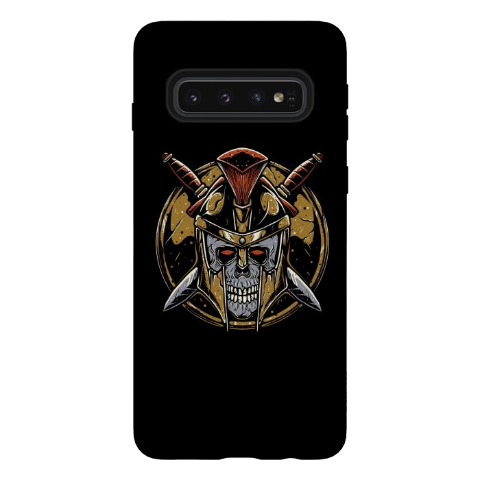Galaxy S10 StrongFit Skull Spartan 1 by Afif Quilimo