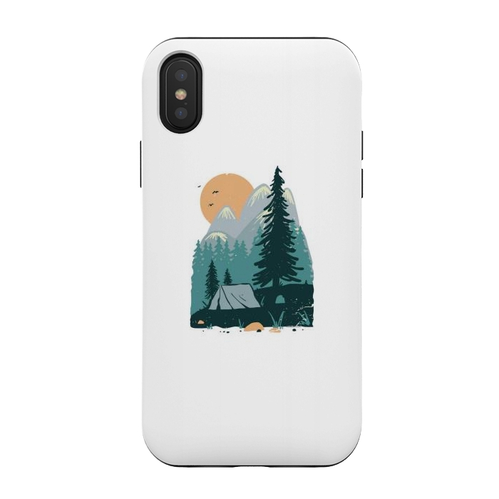 iPhone Xs / X StrongFit Back to Nature 1 by Afif Quilimo