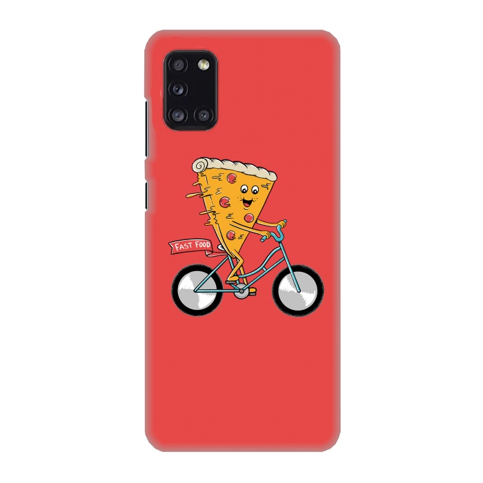 Galaxy A31 SlimFit Pizza Fast Food Red por Coffee Man