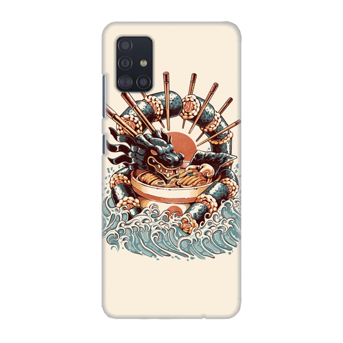 Galaxy A51 SlimFit Dragon Sushi Ramen por Ilustrata