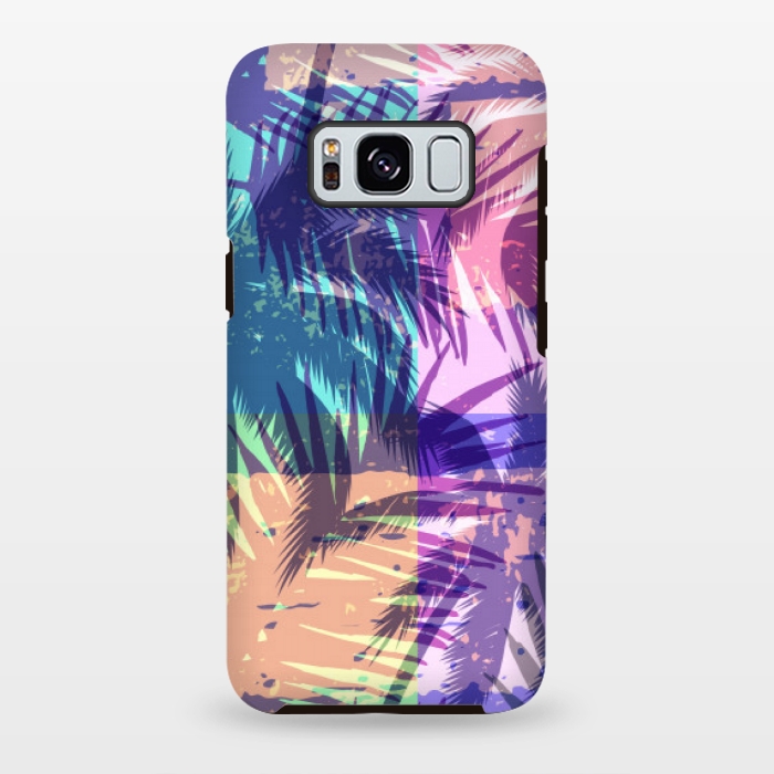 Galaxy S8 plus StrongFit mosaic tropical pattern by MALLIKA