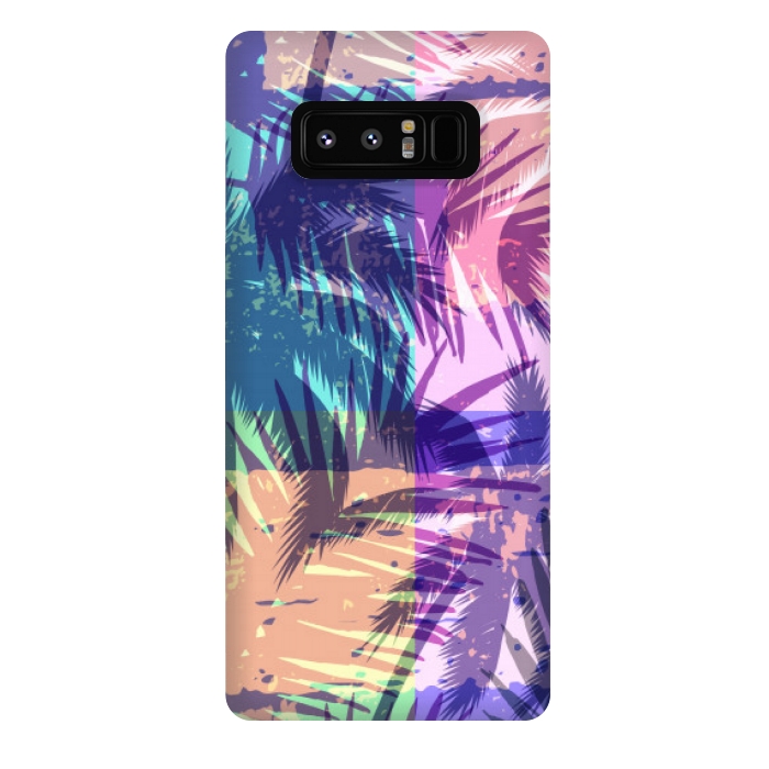 Galaxy Note 8 StrongFit mosaic tropical pattern by MALLIKA