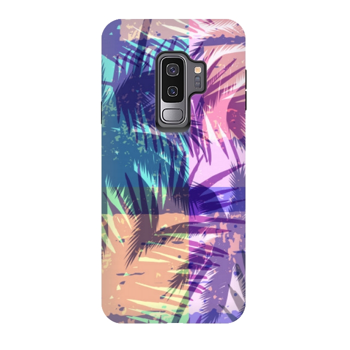 Galaxy S9 plus StrongFit mosaic tropical pattern by MALLIKA