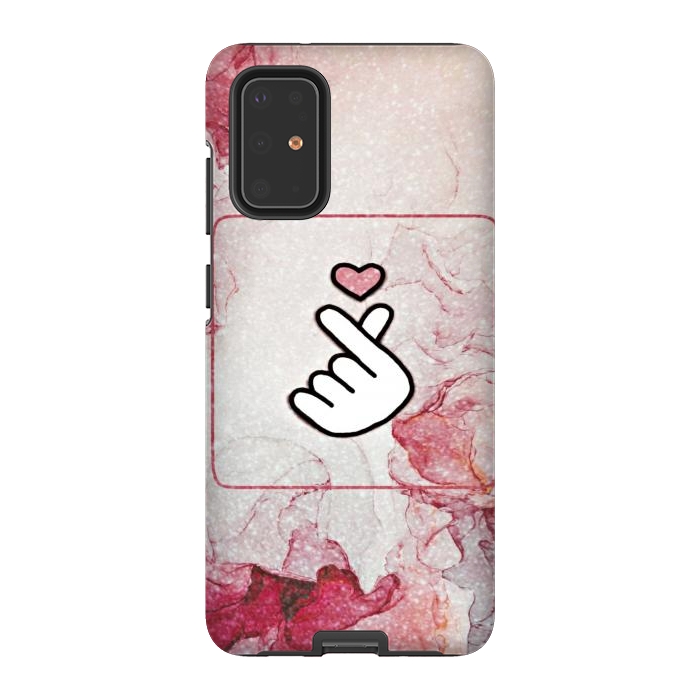 Galaxy S20 Plus StrongFit Finger heart by CAS