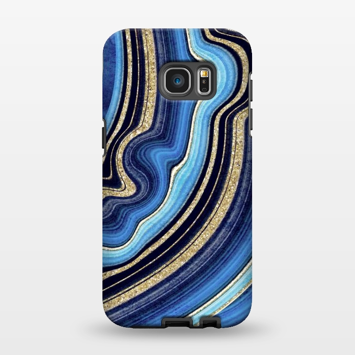 Galaxy S7 EDGE StrongFit Abstract Background, Fake Stone Texture by ArtsCase
